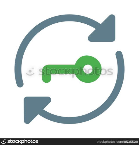 Key encryption on a file syncing software