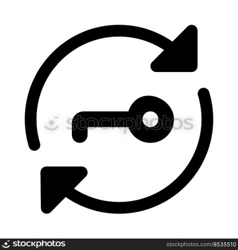 Key encryption on a file syncing software