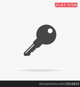 Key flat vector icon. Hand drawn style design illustrations.. Key flat vector icon