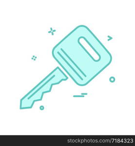 Key icon design vector