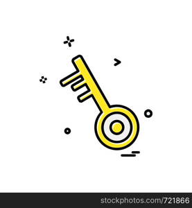 Key icon design vector