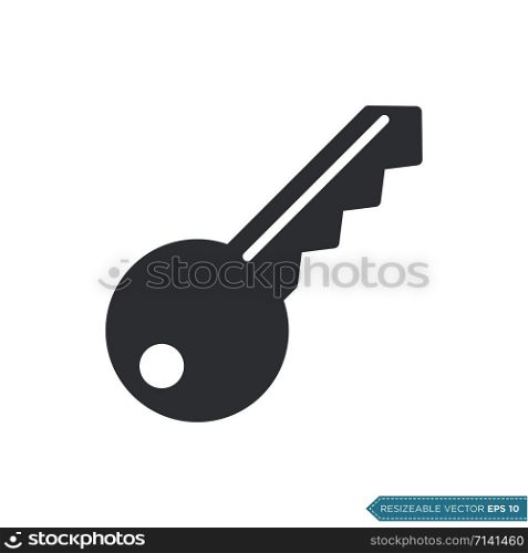 Key Icon Vector Template Illustration Design