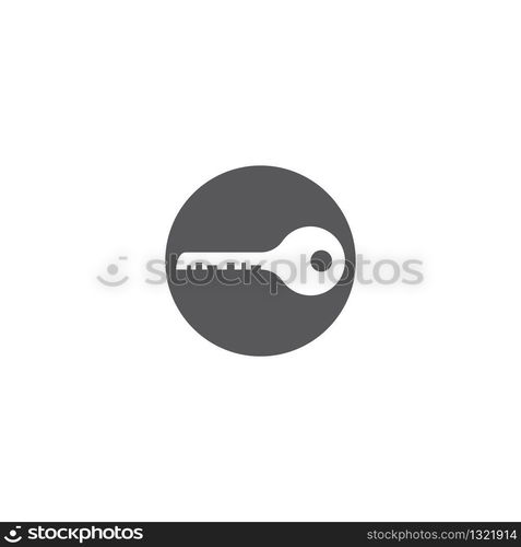 Key logo template vector icon illustration design