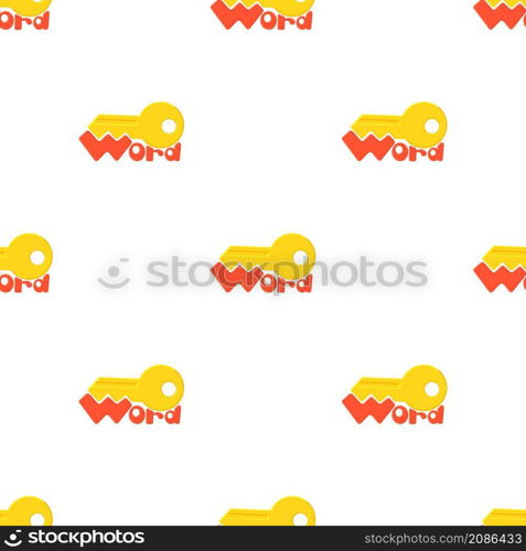 Key pattern seamless background texture repeat wallpaper geometric vector. Key pattern seamless vector