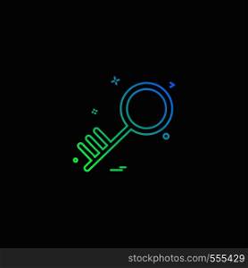 key security object protection safety icon vector desige