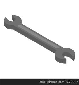 Key wrench icon. Isometric of key wrench vector icon for web design isolated on white background. Key wrench icon, isometric style