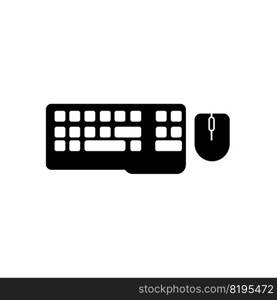 keyboard icon logo vector design template