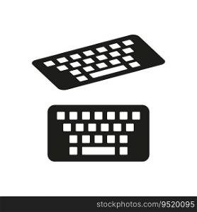 Keyboard icon. Vector illustration. EPS 10. Stock image.. Keyboard icon. Vector illustration. EPS 10.