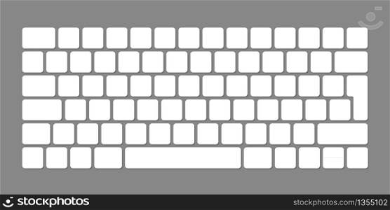 Keyboard laptop isolated vector. Flat graphic design. Computer icon. Vector illustration. Keyboard laptop isolated vector. Flat graphic design. Computer icon. Vector