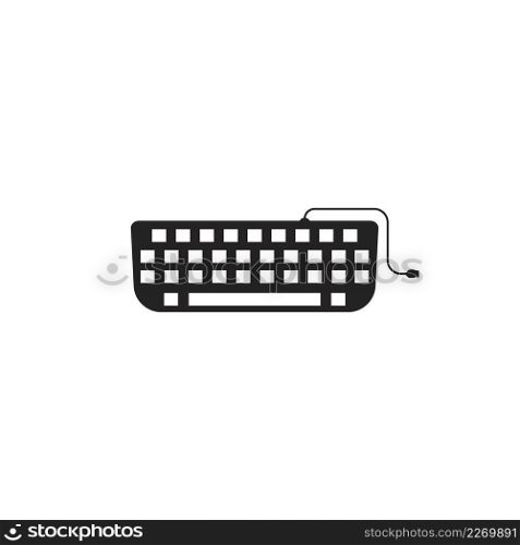 Keyboard vector icon ,illustration design template.