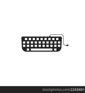 Keyboard vector icon ,illustration design template.