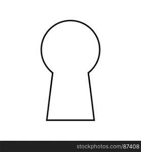Keyhole icon .