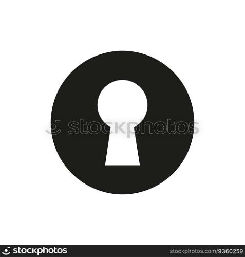 keyhole icon. Vector illustration. stock image. EPS 10.. keyhole icon. Vector illustration. stock image.