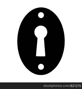 Keyhole icon vector. Key hole symbol, logo illustration.Vector illustration EPS10. Keyhole icon vector. Key hole symbol, logo illustration.