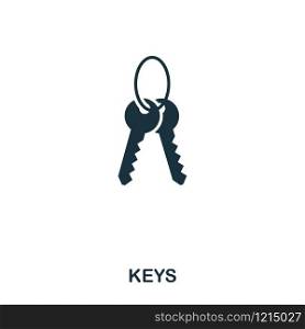 Keys creative icon. Simple element illustration. Keys concept symbol design from real estate collection. Can be used for web, mobile and print. web design, apps, software, print. Keys creative icon. Simple element illustration. Keys concept symbol design from real estate collection. Can be used for web, mobile and print. web design, apps, software, print.