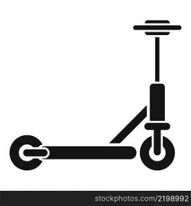 Kick electric scooter icon simple vector. Bike transport. Skate charger. Kick electric scooter icon simple vector. Bike transport