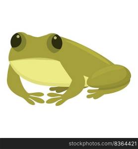 Kid frog icon cartoon vector. Cute animal. Jump baby. Kid frog icon cartoon vector. Cute animal