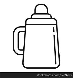 Kid milk bottle icon. Outline kid milk bottle vector icon for web design isolated on white background. Kid milk bottle icon, outline style