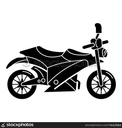 Kid motorbike icon. Simple illustration of kid motorbike vector icon for web design isolated on white background. Kid motorbike icon, simple style
