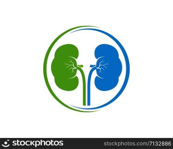 kidney icon vector illustration design template