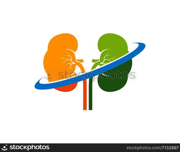 kidney icon vector illustration design template