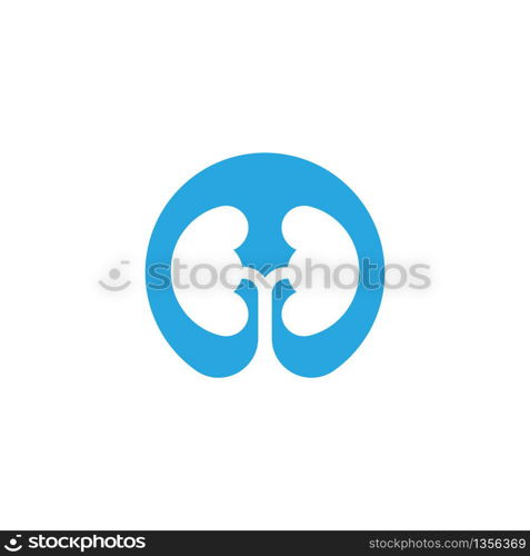 kidney vector illusrtation design logo template