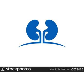 kidney vector illusrtation design logo template