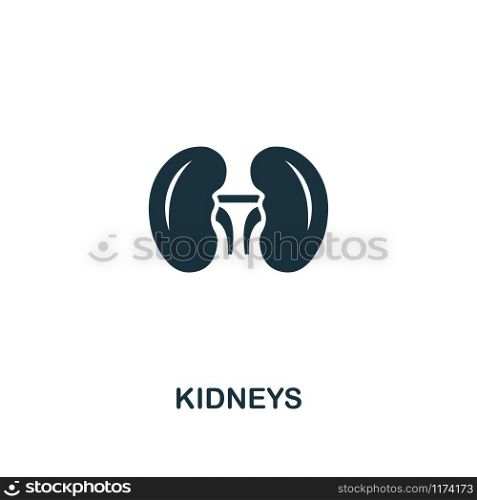Kidneys icon. Premium style design from healthcare collection. Pixel perfect kidneys icon for web design, apps, software, printing usage.. Kidneys icon. Premium style design from healthcare icon collection. Pixel perfect Kidneys icon for web design, apps, software, print usage