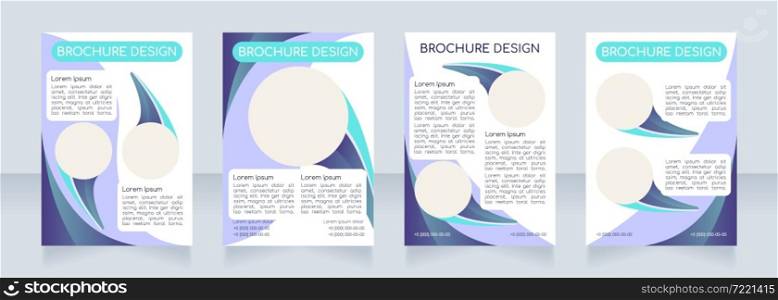 Kids apparel discounts promotional blank brochure layout design. Vertical poster template set with empty copy space for text. Premade corporate reports collection. Editable flyer paper pages. Kids apparel discounts promotional blank brochure layout design