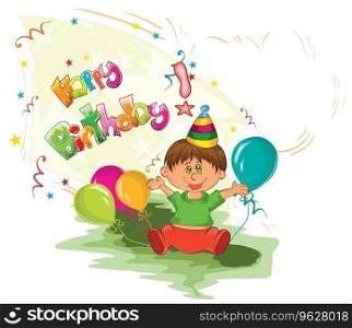 Kids birthday party Royalty Free Vector Image