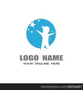 Kids Logo Template vector symbol nature