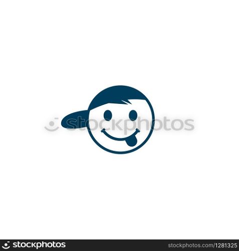 Kids logo vector icon design template
