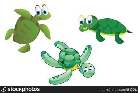 kinds of turtle cartoon