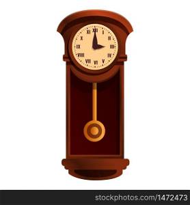Kinetic pendulum clock icon. Cartoon of kinetic pendulum clock vector icon for web design isolated on white background. Kinetic pendulum clock icon, cartoon style