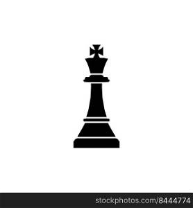king chess icon illustration design