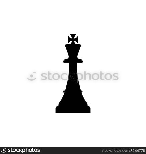 king chess icon illustration design