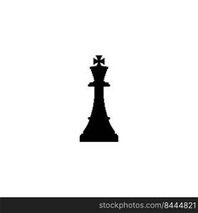 king chess icon illustration design