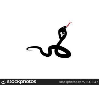 King cobra snake icon vector illustration