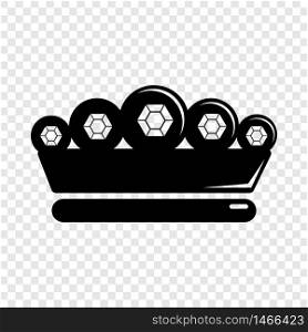 King crown icon. Simple illustration of king crown vector icon for web. King crown icon, simple black style