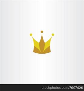 king crown logo vector icon symbol design