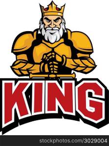king theme logo. king theme logo vector