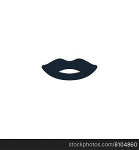 Kiss creative icon from valentines day icons Vector Image