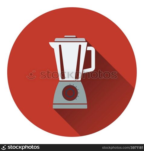 Kitchen blender icon. Flat design. Vector illustration.
