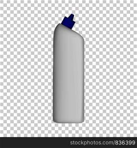Kitchen bottle cleaner mockup. Realistic illustration of kitchen bottle cleaner vector mockup for on transparent background. Kitchen bottle cleaner mockup, realistic style