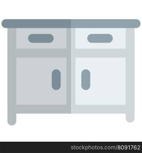 Kitchen buffet, a sideboard for serving food.