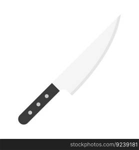 kitchen chef knife isolated
