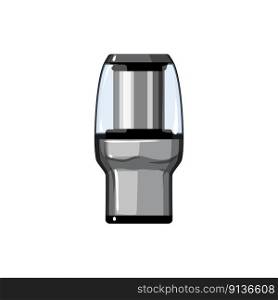 kitchen coffee grinder electric cartoon. kitchen coffee grinder electric sign. isolated symbol vector illustration. kitchen coffee grinder electric cartoon vector illustration