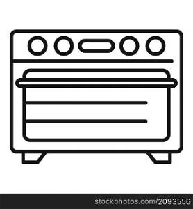 Kitchen convection oven icon outline vector. Electric grill stove. Gas convection oven. Kitchen convection oven icon outline vector. Electric grill stove