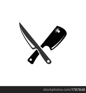 Kitchen icon cooking tools vector flat design