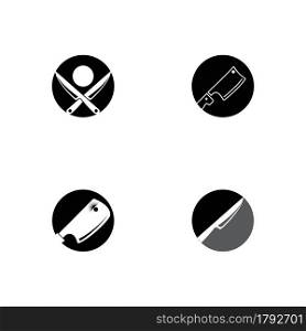 Kitchen icon cooking tools vector flat design